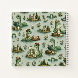 Gemütliche Kryptide Nessie Loch Ness Monster Hobby Notizbuch