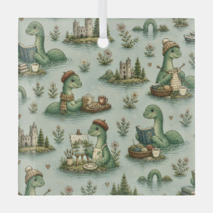 Gemütliche Kryptide Nessie Loch Ness Monster Hobby Ornament Aus Glas