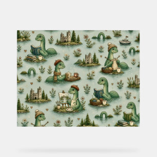 Gemütliche Kryptiden Nessie Loch Ness Monster Hobb Acrylschild