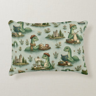 Gemütliche Kryptiden Nessie Loch Ness Monster Hobb Dekokissen
