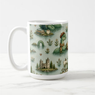 Gemütliche Kryptiden Nessie Loch Ness Monster Hobb Kaffeetasse