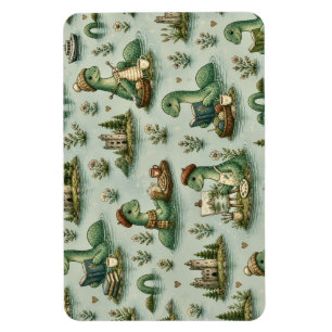 Gemütliche Kryptiden Nessie Loch Ness Monster Hobb Magnet