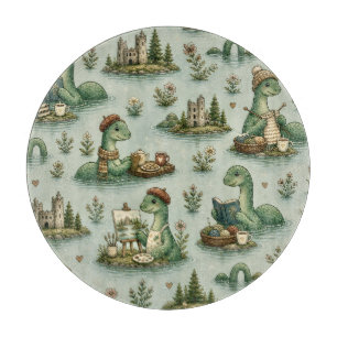 Gemütliche Kryptiden Nessie Loch Ness Monster Hobb Schneidebrett