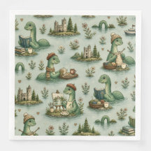 Gemütliche Kryptiden Nessie Loch Ness Monster Hobb