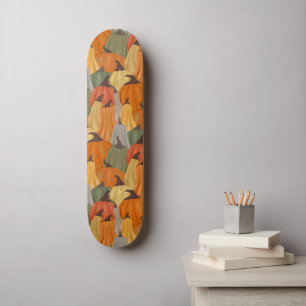 Gemütliche Kürbis Skateboard