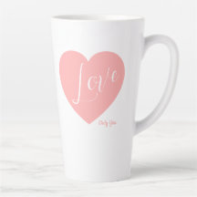 Gemütliche Latte-Tasse
