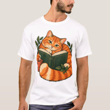 Gemütliche Lesekatze Buchliebhaber