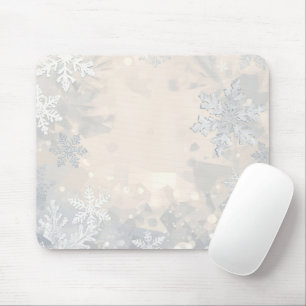 Gemütliche moderne Winterästhetik Mousepad