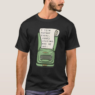 Gemütliche Mystery-Shows Mord-Shows Katze T-Shirt