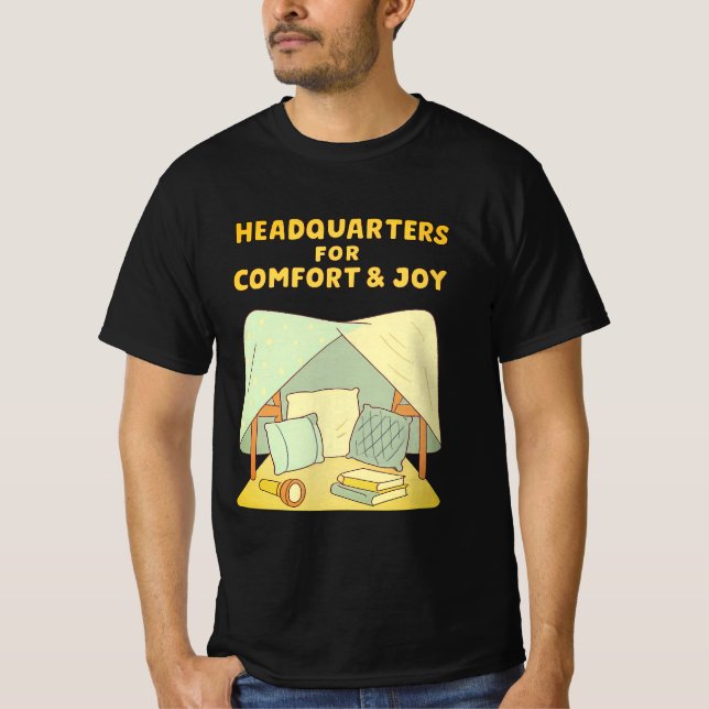Gemütliche Nacht in Nostalgie Komfort T - Shirt (Vorderseite)