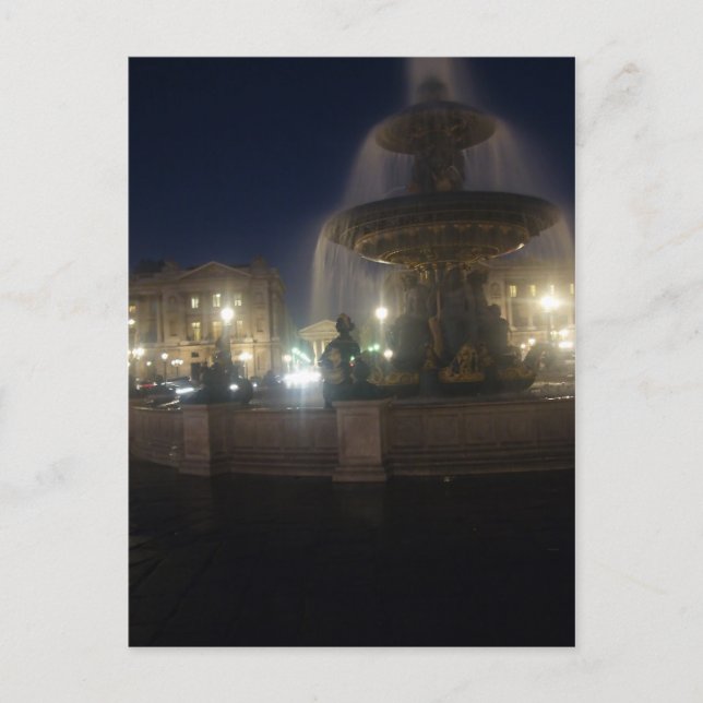 Gemütliche Nacht Postkarte (Vorderseite)