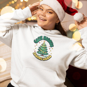 Gemütliche Nächte, festliche Lichter Weihnachtsbau Hoodie