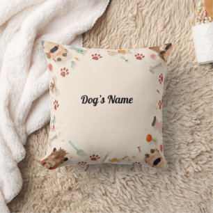 Gemütliche Paws & Personalisiertes Pup Kissen