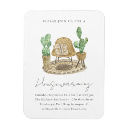 Gemütliche Pflanze Neue Zuhause Housewärme Magnet