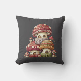 Gemütliche Pilze 3 Kissen