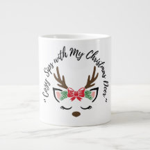 Gemütliche Schlucke mit meinem Weihnachtshirsch” –