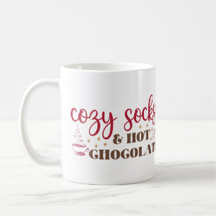 Gemütliche Socken - Weihnachten Kaffeetasse