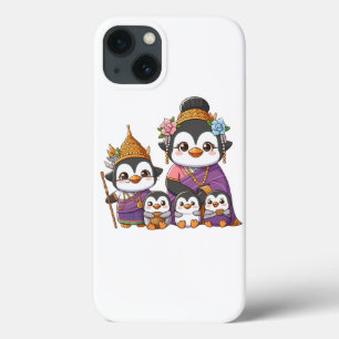 Gemütliche Thai Penguin Familienphone Cover