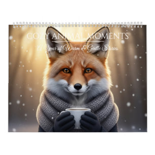Gemütliche Tiere - Wandkunst-Kalender Kalender