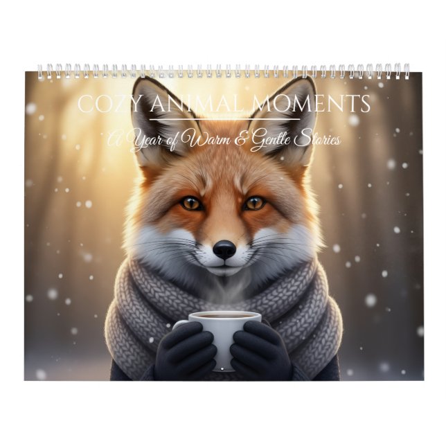 Gemütliche Tiere - Wandkunst-Kalender Kalender (Titelbild)