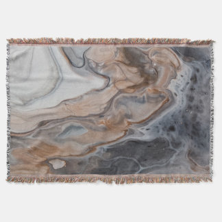Gemütliche und weiche Bronze, Grau und Creme aus M Decke