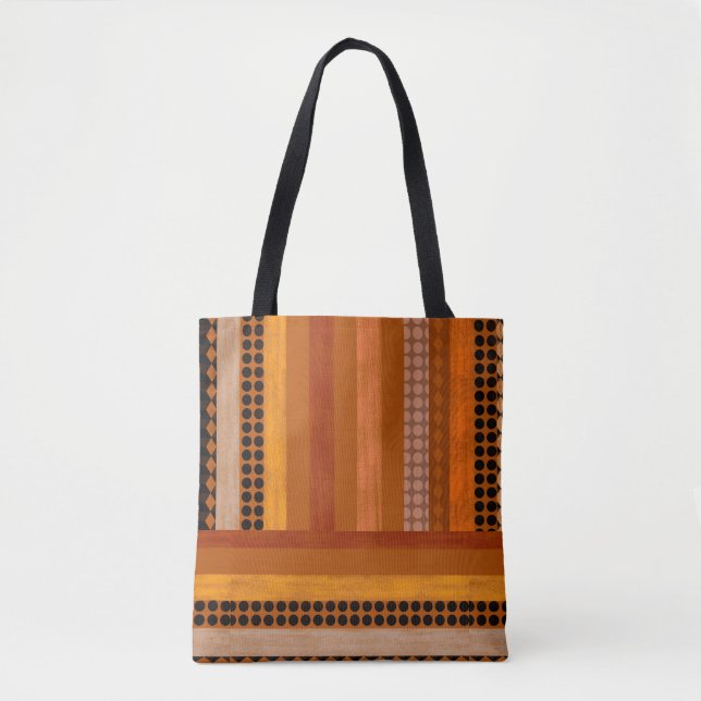 Gemütliche warme Farben Yoga Tote Tasche (Vorderseite)