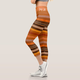 Gemütliche, warme Farbtöne Yoga Leggings Name & Mo