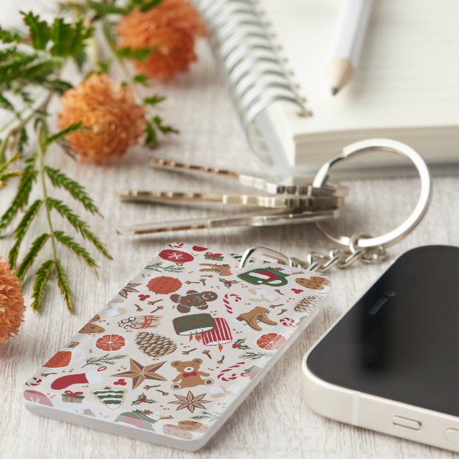 Gemütliche Weihnachten & Gewürze Schlüsselanhänger (Vorderseite rechts)