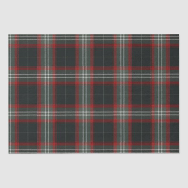Gemütliche Weihnachten Kariert Seidenpapier (Vorderseite)