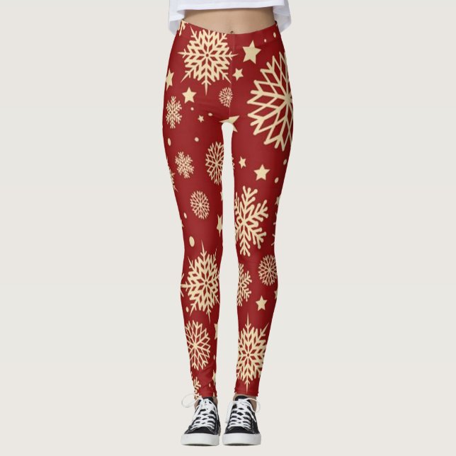 Gemütliche Weihnachten Leggings! Leggings (Vorderseite)