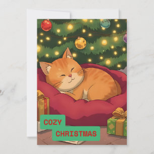 Gemütliche Weihnachten mit Niedlicher Katze