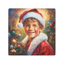 Gemütliche Weihnachten Smilam Boy Santa Claus Urla
