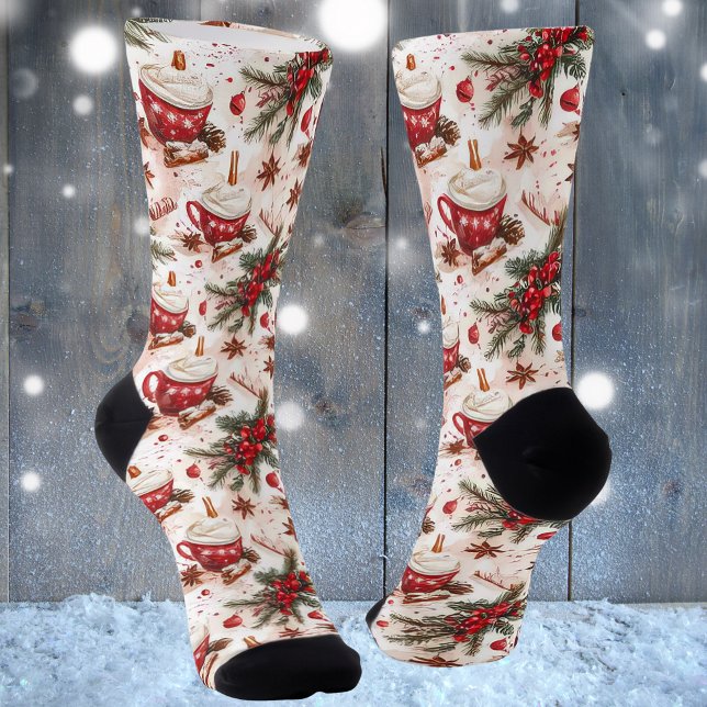 Gemütliche Weihnachts-heiße Cocoa Socken (Keeping you warm)