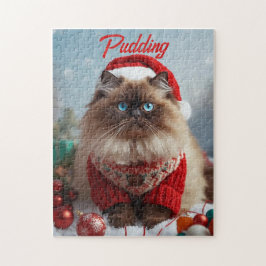 Gemütliche Weihnachts-Ragdoll-Katze Personalisiert