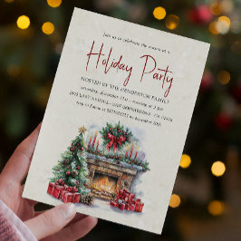 Gemütliche Weihnachtsfeier Einladung