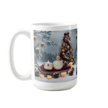 Gemütliche Weihnachtsfeier: Erfrischung mit festli
