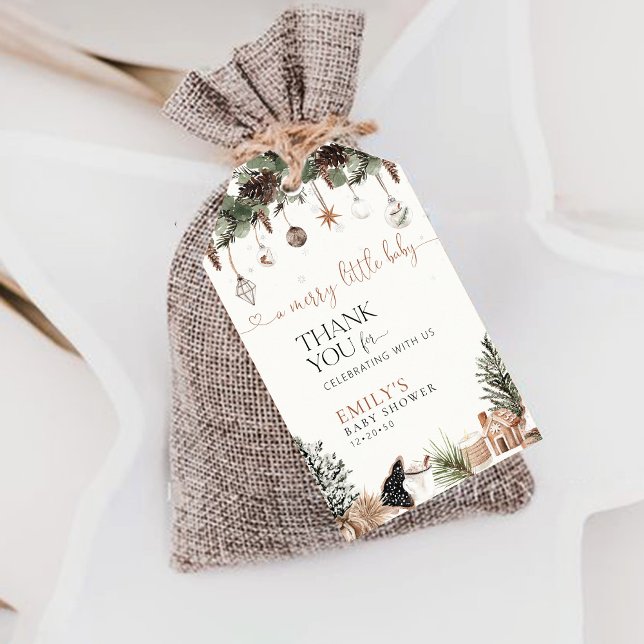 Gemütliche Weihnachtsgeschenke Tags Geschenkanhänger (Von Creator hochgeladen)