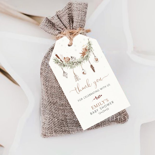 Gemütliche Weihnachtsgeschenke Tags Geschenkanhänger (Von Creator hochgeladen)