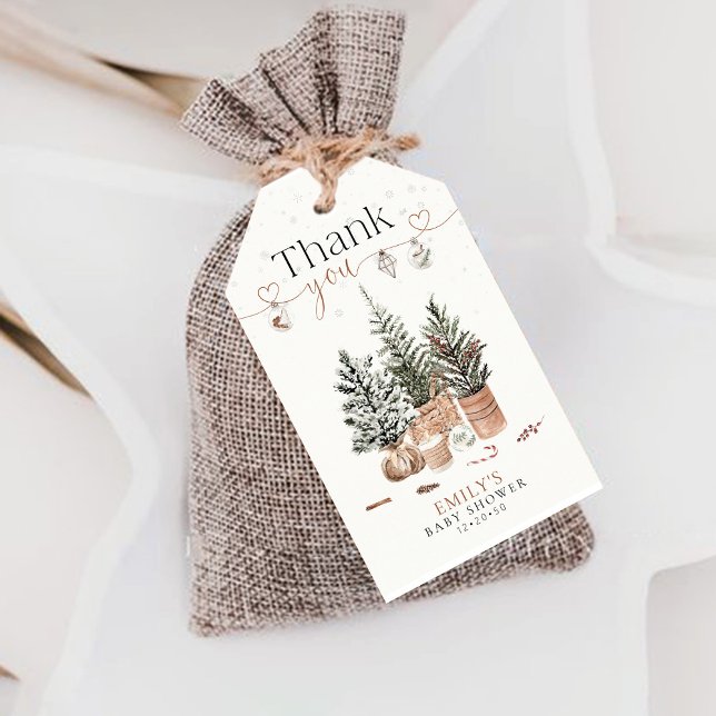 Gemütliche Weihnachtsgeschenke Tags Geschenkanhänger (Von Creator hochgeladen)