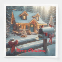 Gemütliche Weihnachtshütte Winter Wonderland