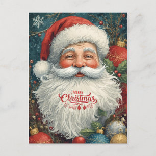 Gemütliche Weihnachtswünsche Feiertagspostkarte