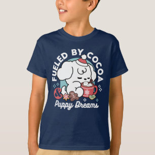 Gemütliche Welpenträume - heiße Schokolade und Wei T-Shirt