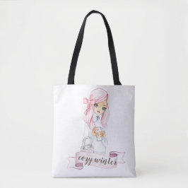 gemütliche Winter Blogger Girl-Tasche Tasche