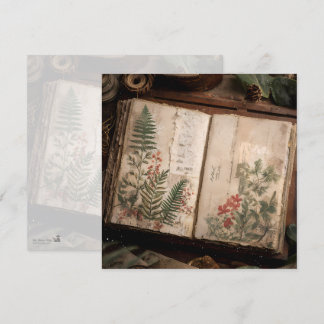 Gemütliche Winter Deep CottageCore Scrapbook Seite Einladung
