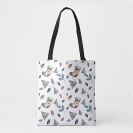 Gemütliche Winter Weihnachtsfeiertage - Strümpfe,  Tasche