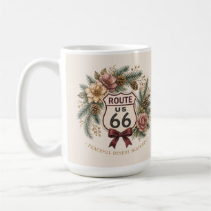 Gemütliche Wintermorgen Route 66 Centennial Friede Kaffeetasse