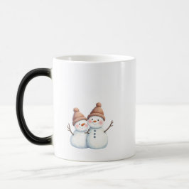 Gemütliche Winterschneemännerküste Tasse