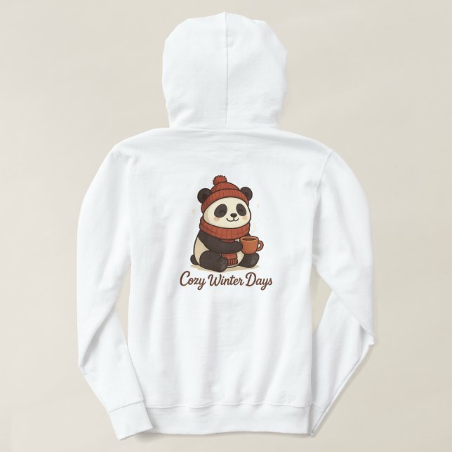 Gemütliche Wintertage Hoodie (Design Rückseite)