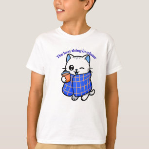 Gemütliche Winterwärme Arabisches Zitat Design T-Shirt