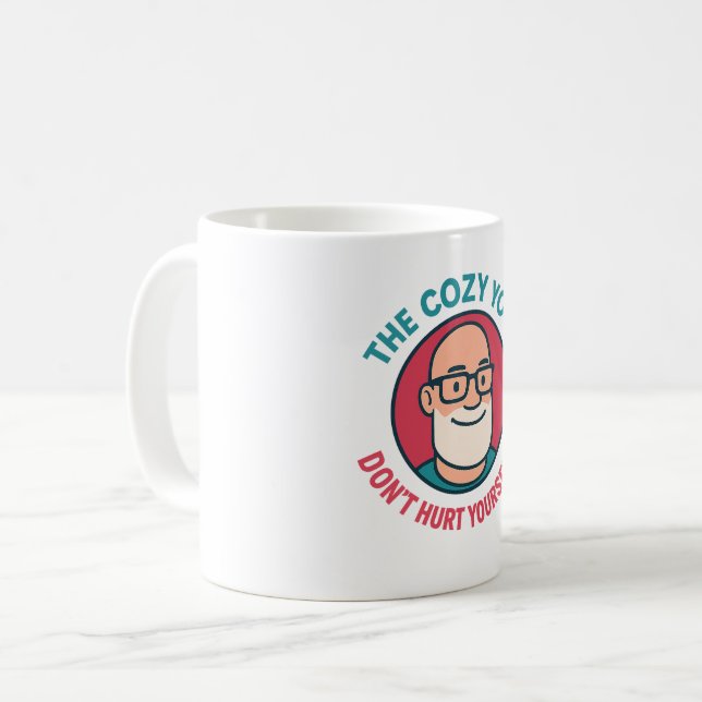 Gemütliche Yogi-Tasse Kaffeetasse (Vorderseite Links)